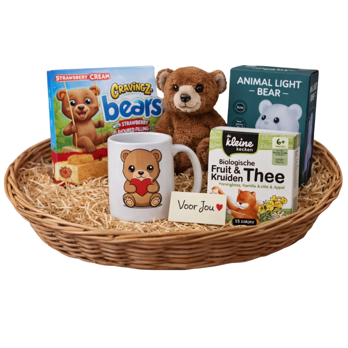 Little Bear Warmtebox – Kinder Cadeauset met Mok & Knuffel