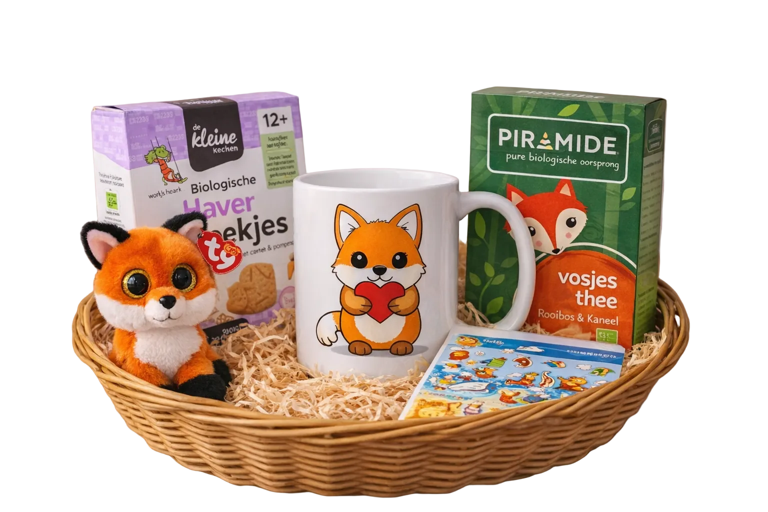 Little Fox Warmtebox – Kinder Cadeauset met Mok & Knuffel